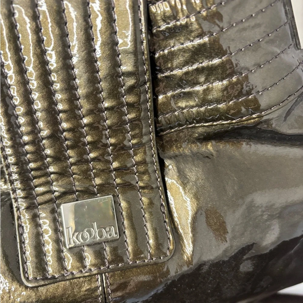 Kooba greenish Patent Leather Shoulder Bag with dust bag - Picture 5 of 16